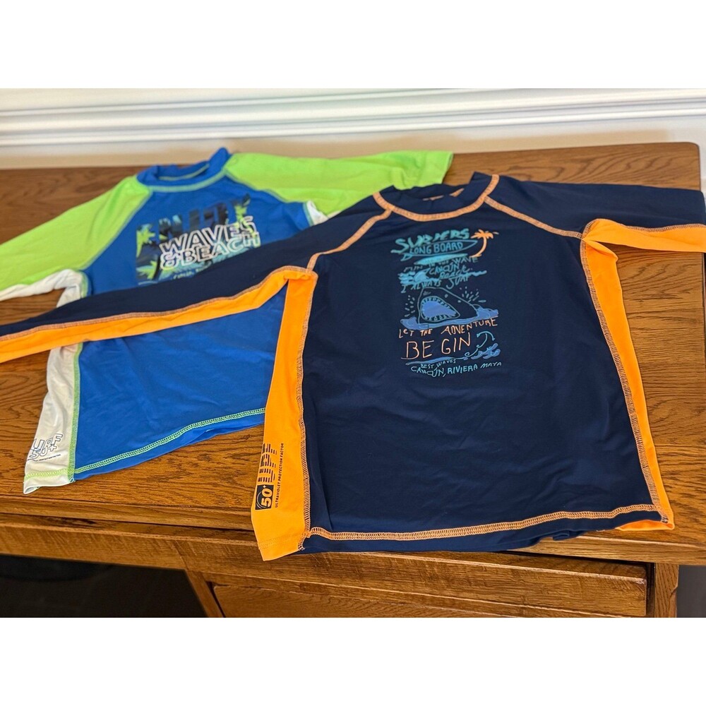 PIER 27 BRAND~SPF 50 Sunscreen, Beach/Pool Shirts, Kid’s/Child/Boy’s Lg Clothing